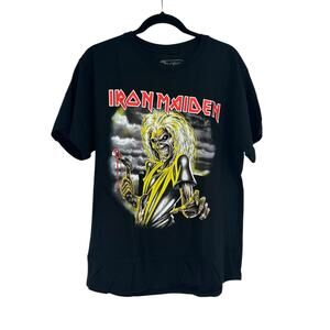 NWOT Global Black Iron Maiden Graphic Tee 2X Large